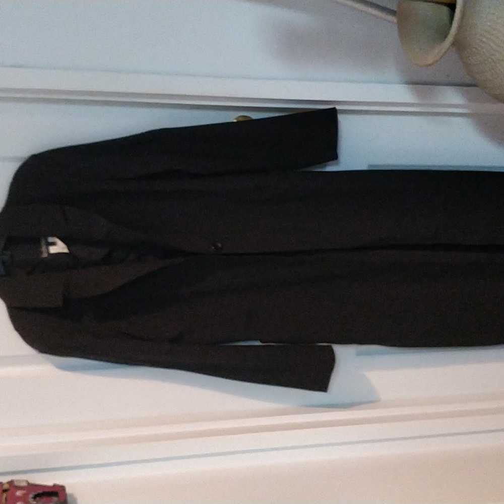 Black trench coat